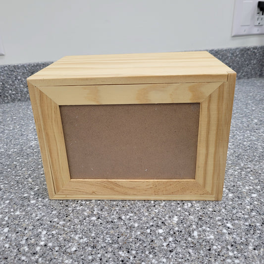Pine Picture Frame Urn