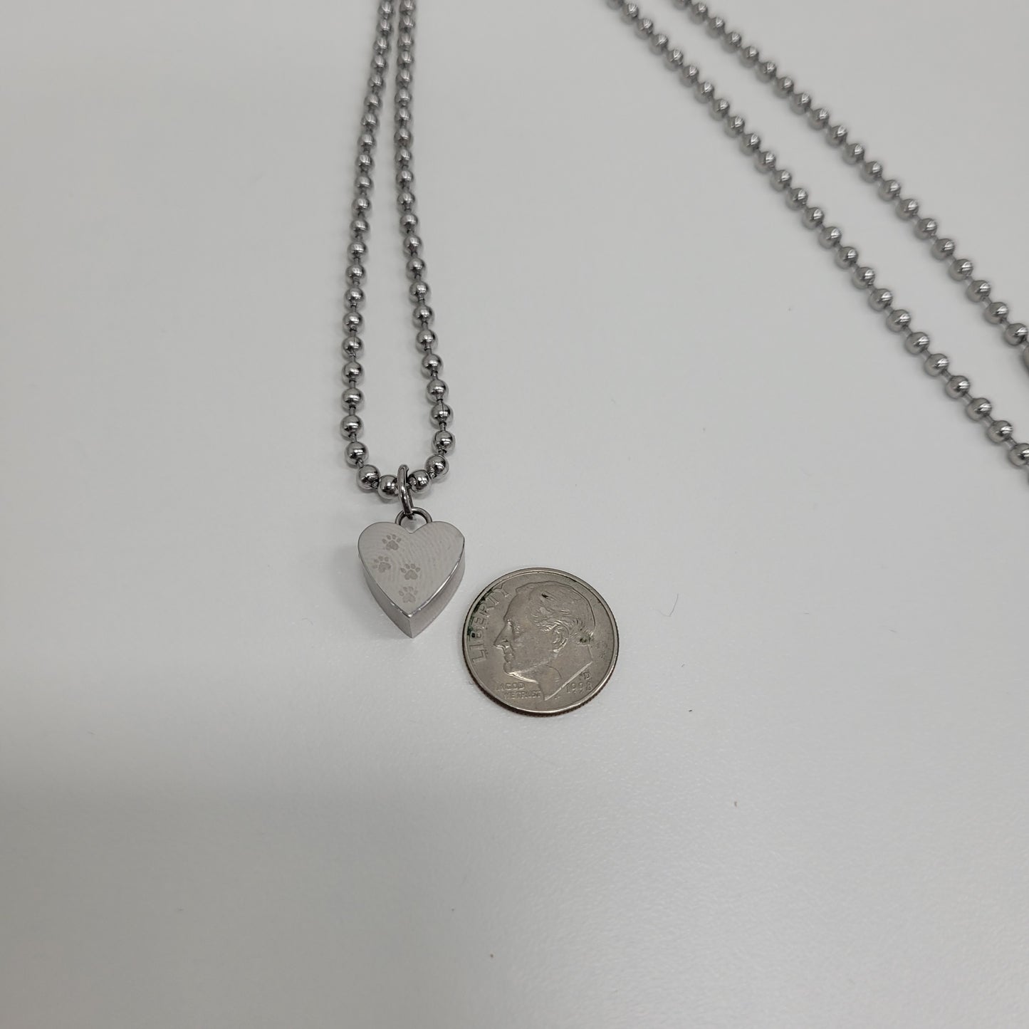 Heart Pendant Keepsake Necklace